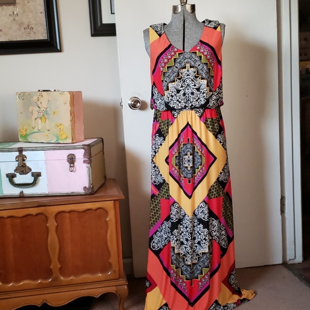 Modest maxi dress